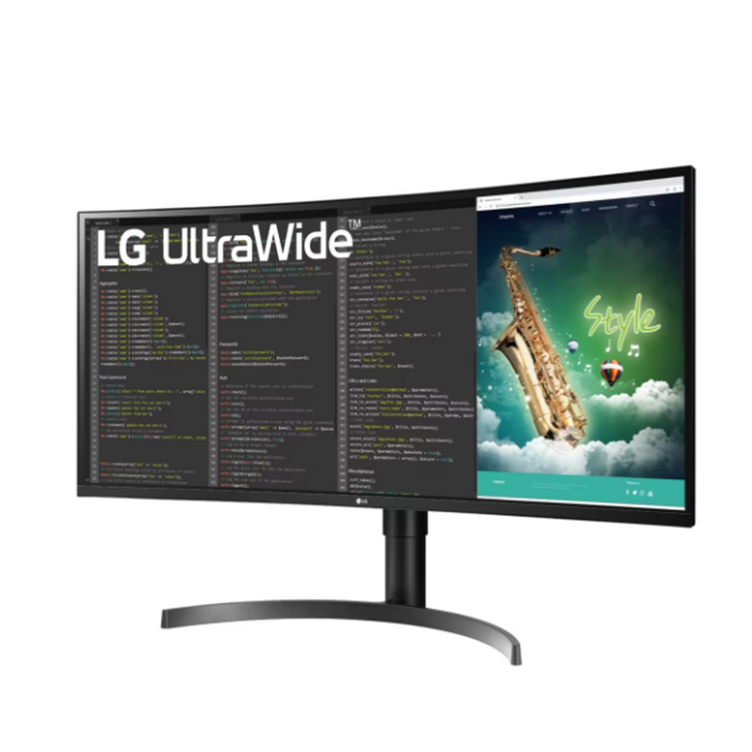 LG Moniteur UltraWide 35" QHD Curved (35WN75CP-W.AEU)
