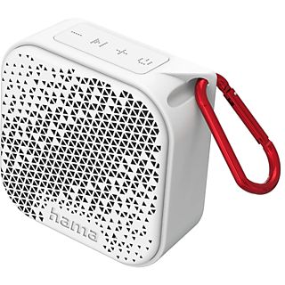 HAMA Bluetooth®-Lautsprecher "Pocket 3.0" kleine Box, wasserdicht IP67, 3,5W, Weiß