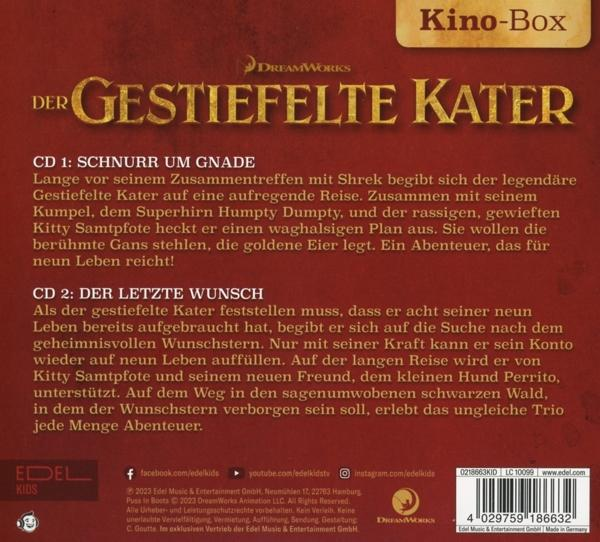 Der Gestiefelte Kater - Kino-Box (Kinoflim 1+2)  - (CD)