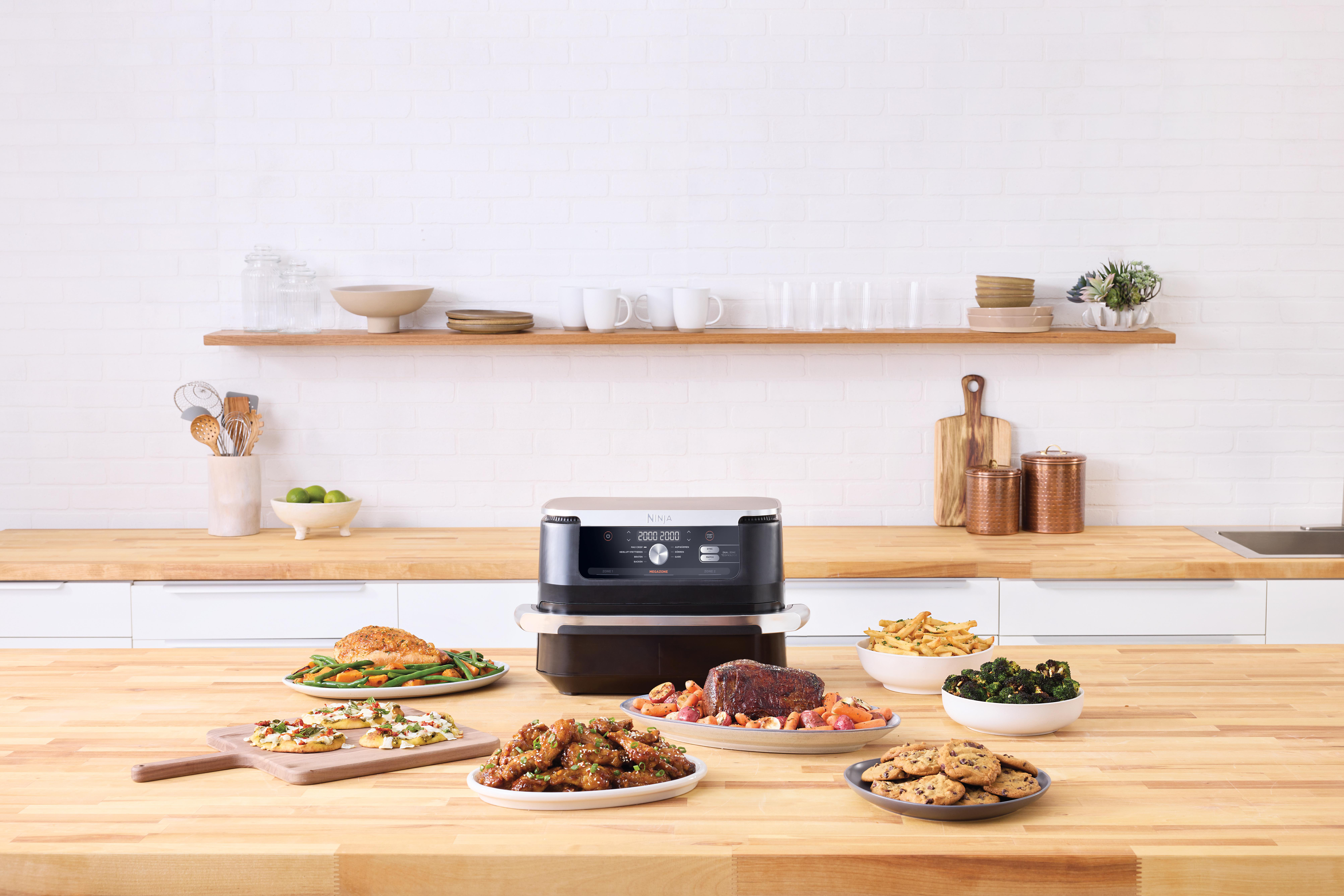 NINJA AF500DE Foodi Flexdrawer Heißluftfritteuse 2470 Watt Schwarz