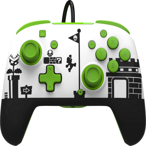PDP Gaming Rematch Wired Controller Super Mario Retro