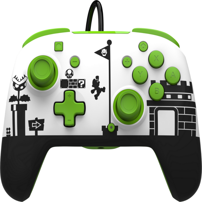 PDP Gaming Rematch Wired Controller Super Mario Retro