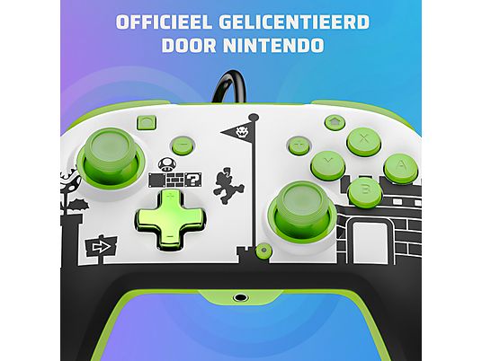 PDP Gaming Rematch Bedrade Controller - Super Mario Retro - Nintendo Switch