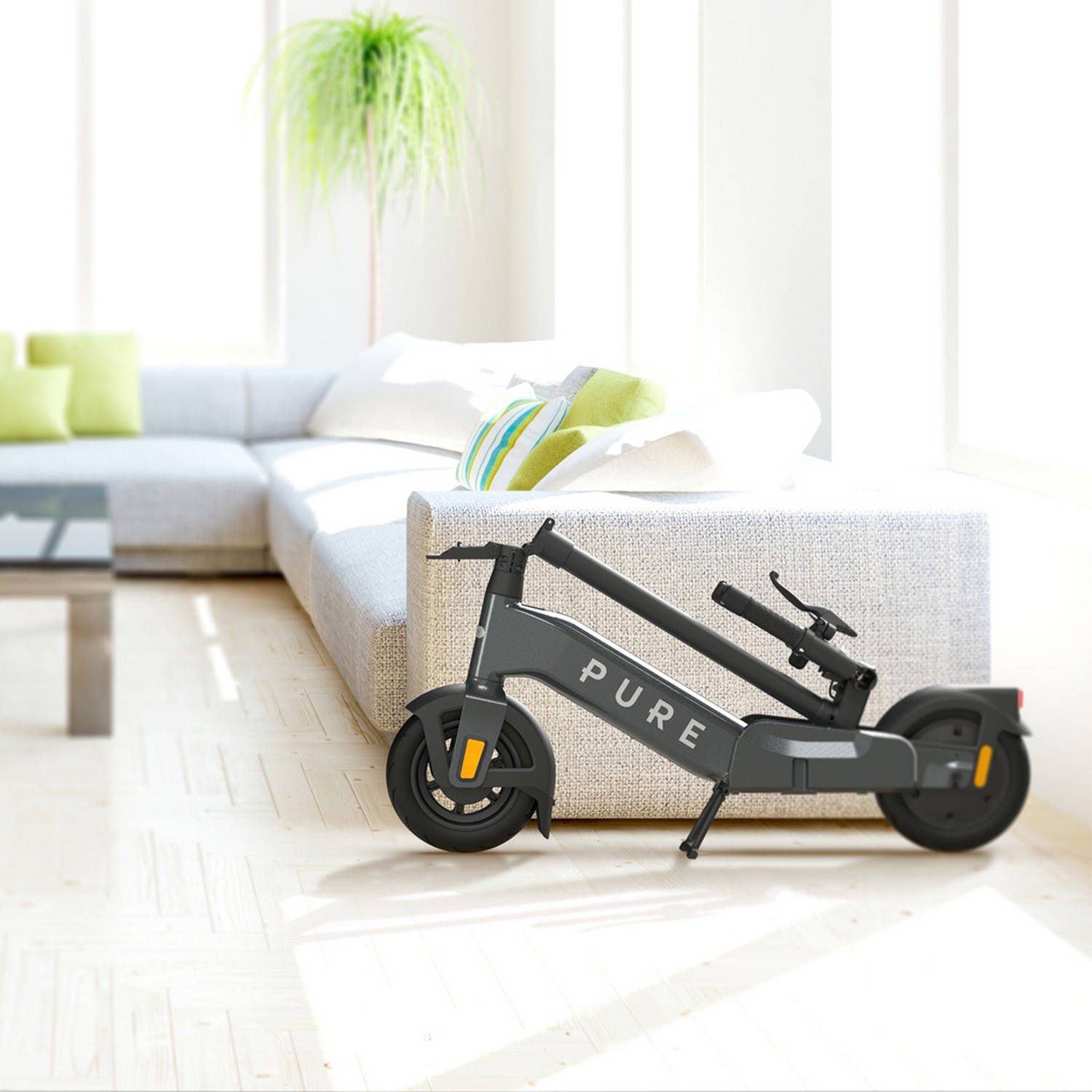 PURE ELECTRIC Elektrische step Pure Advance+ 2023 Mercury Grey (SCPURZ021-00001)