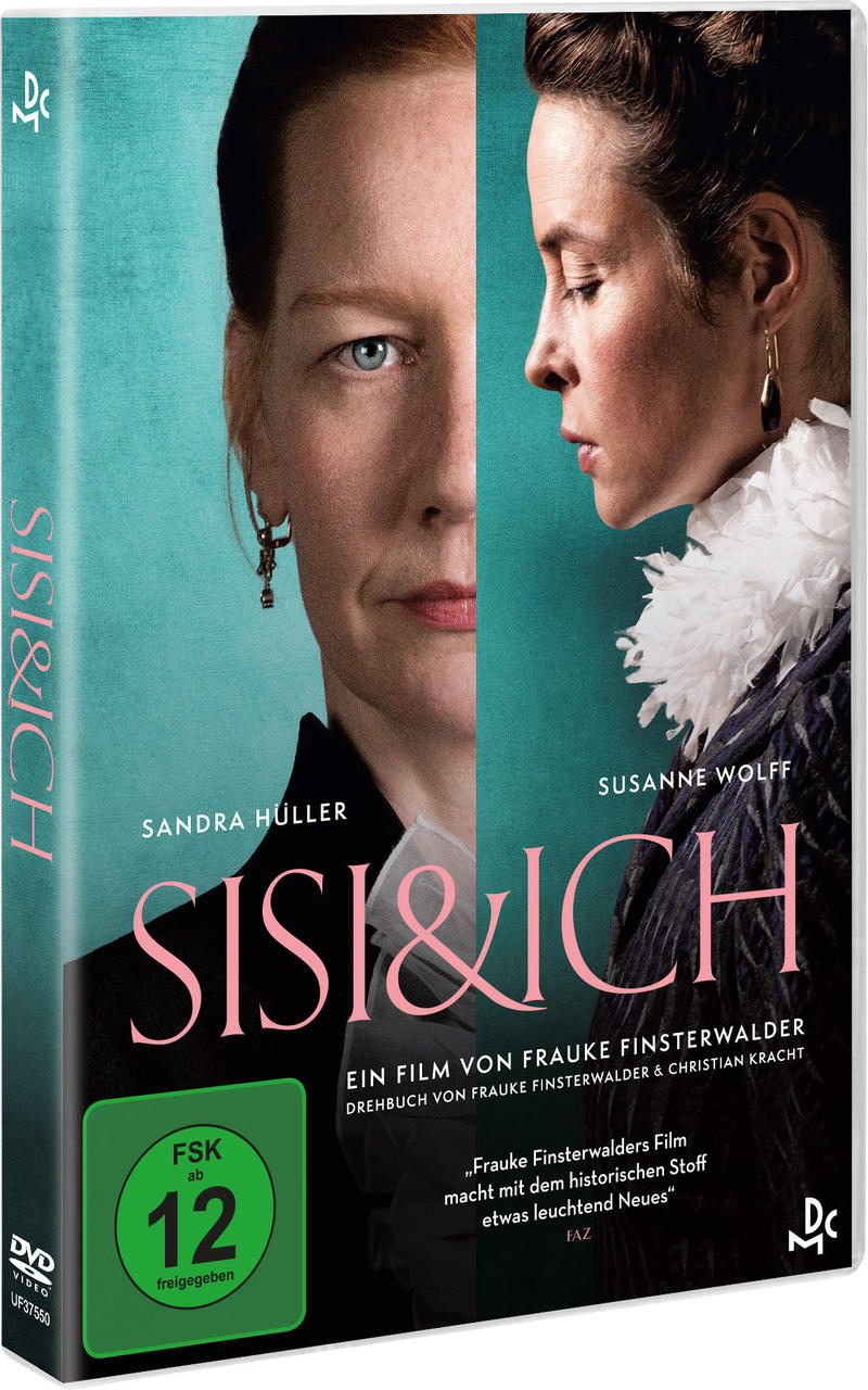 DVD-Cover von 'Sisi & Ich'. Porträts von zwei Frauen. Der Titel und die Credits des Films sind sichtbar.