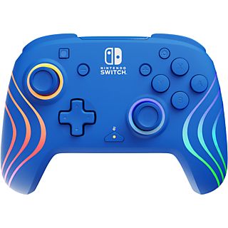 PDP Afterglow WAVE Bedrade Controller - Nintendo Switch/OLED - Blauw