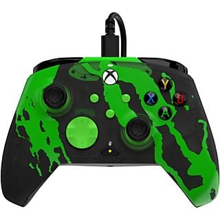 PDP Gaming Rematch Bedrade Controller - Jolt Green Glow in the Dark - Xbox Series X
