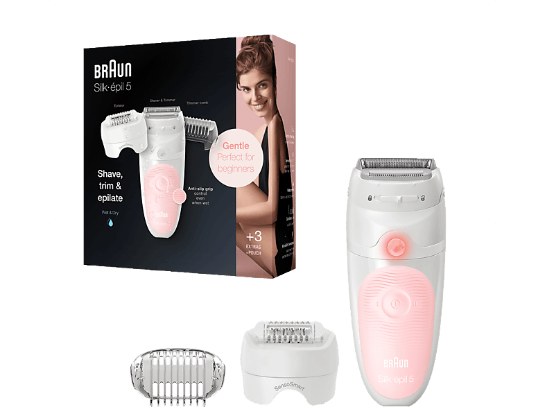 Braun Silk-épil 5 5-820 Depiladora mujer eléctrica