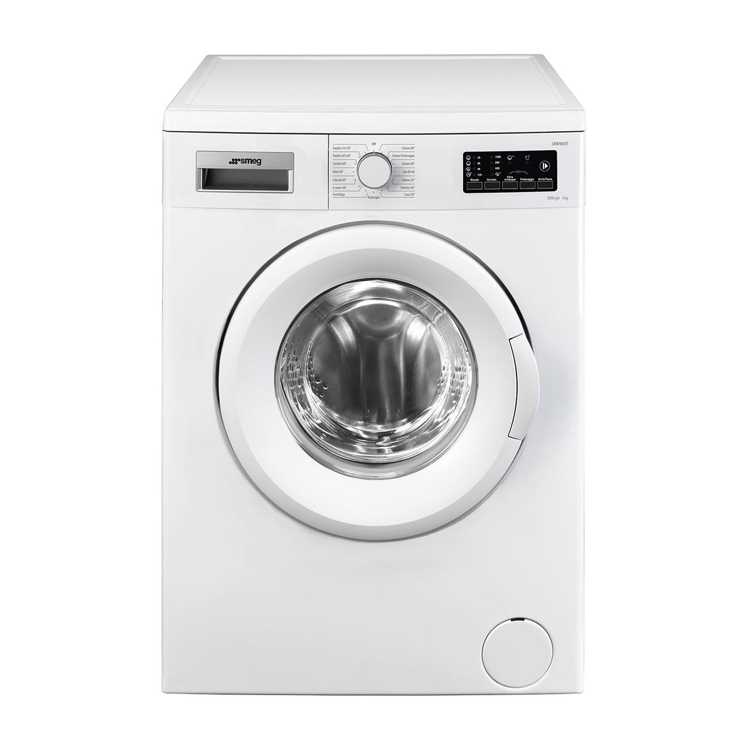 Smeg Lbw40Cit Lavatrice Slim, Caricamento frontale, 4 kg, 36,2 cm, Classe D