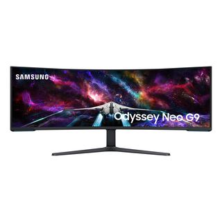 SAMSUNG Odyssey Neo G9 LS57CG952NU - Monitor da gaming, 57", QLED 4K, 240 Hz, bianco/nero
