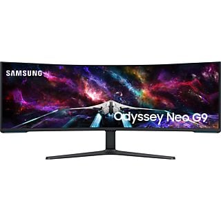 SAMSUNG Odyssey Neo G9 LS57CG952NU - Moniteur gaming, 57", QLED 4K, 240 Hz, blanc/noir