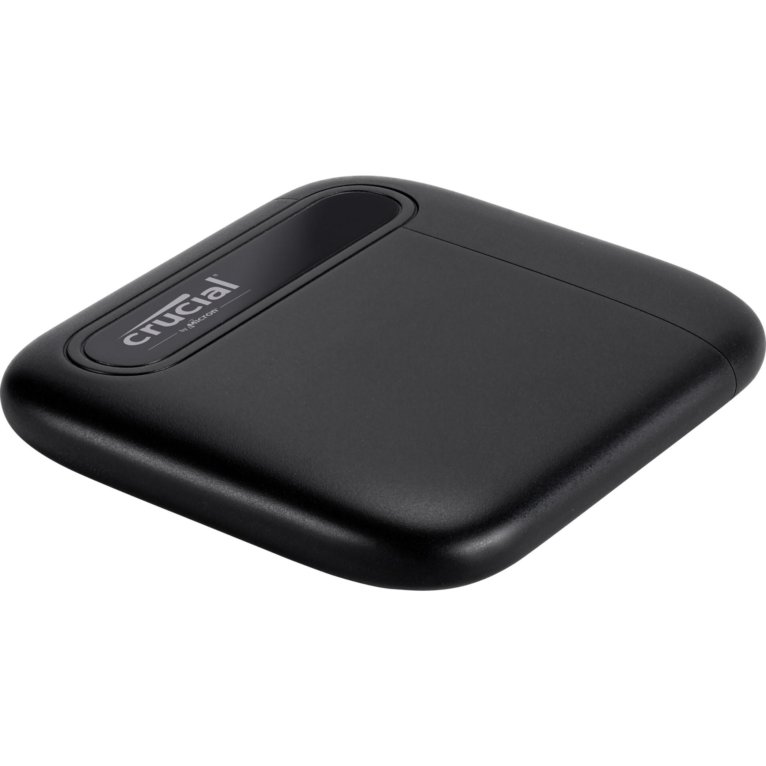 CRUCIAL Portable X6 USB 3.1 Gen 2 Typ-C Festplatte, 4 TB SSD, extern, Schwarz