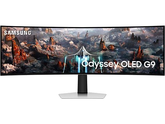 SAMSUNG Odyssey OLED G9 LS49CG934SU - Monitor da gaming, 49 ", DQHD, 240 Hz, Argento