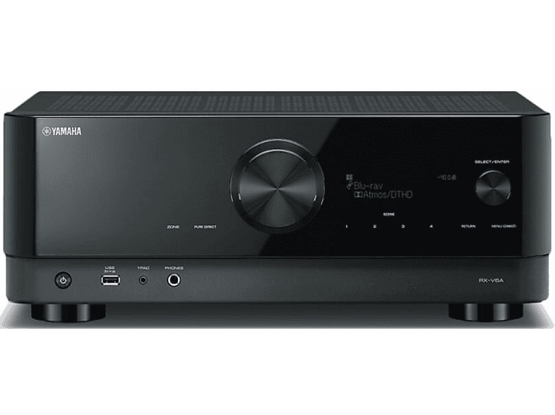 Kino domowe YAMAHA MusicCast RX-V6A + Indiana Line Tesi 561 Czarny – zdjęcie 2