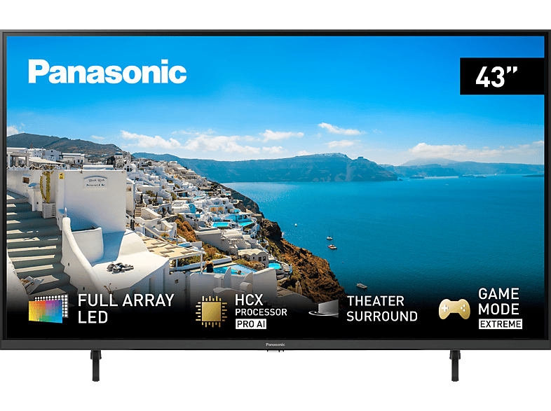 Full Array LED TV PANASONIC TX43MXW944 Full Array LED TV (Flat, 43 Zoll / 108 cm, UHD 4K, SMART