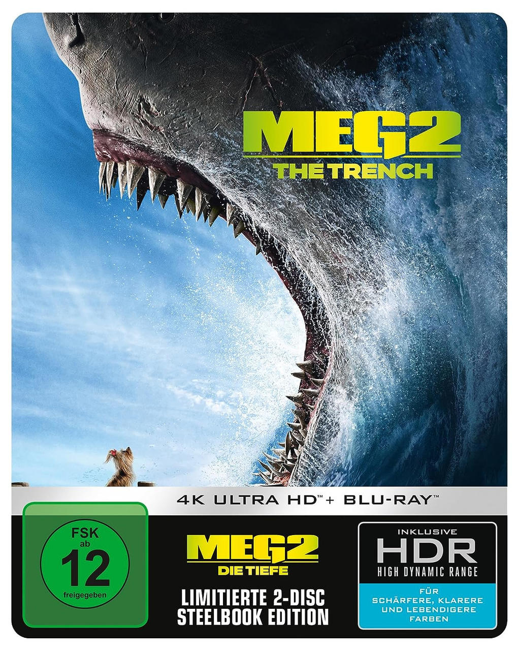 Meg 2: Die Tiefe - Steelbook - Exklusiv 4K Ultra HD Blu-ray