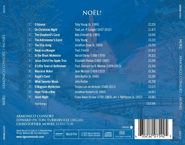 CD-Cover mit Text und Kirchenillustration, auf blauem Hintergrund.