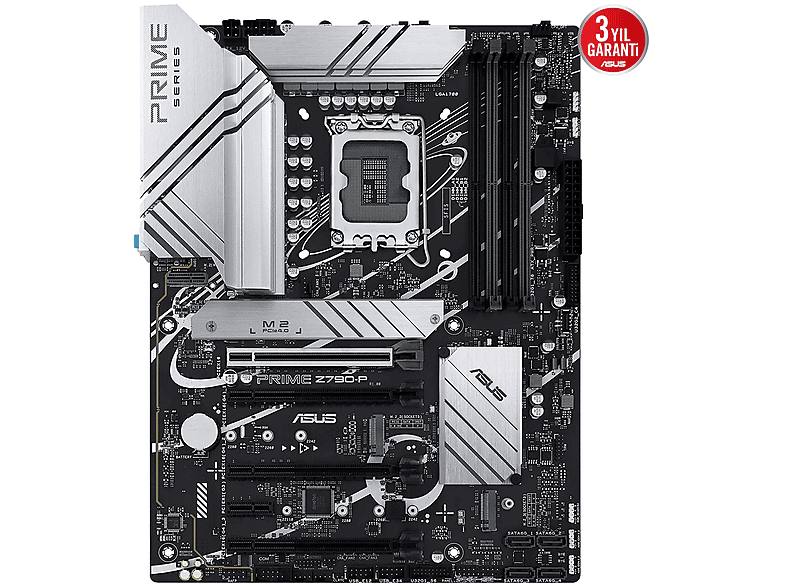 ASUS Prime Z790-P Intel Z790 Soket 1700 DDR5 7200MHz(OC) Anakart_1