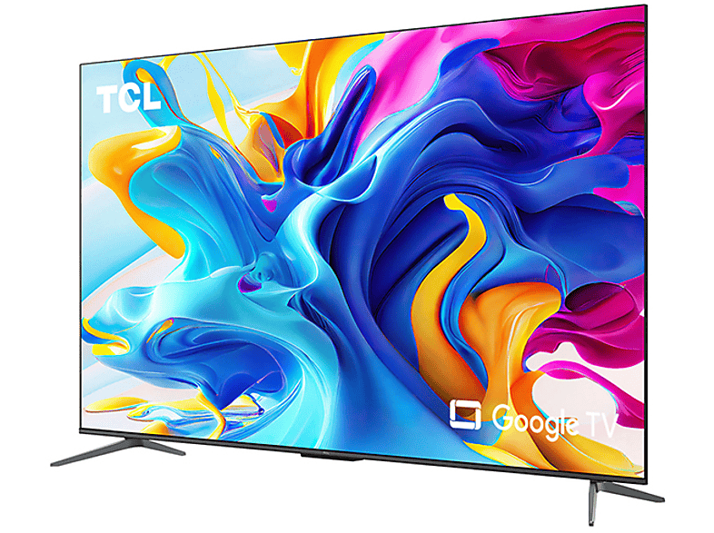 TCL 55C645GTV 55 inç 139 Ekran Uydu Alıcılı Smart 4K UHD QLED Google TV Siyah_1