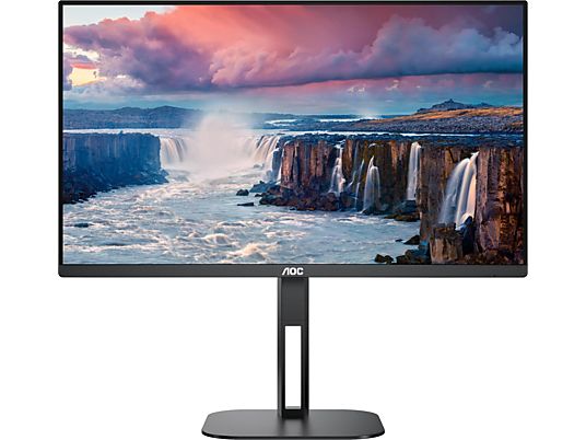 AOC 24V5C/BK - Monitor, 23.8 ", Full-HD, 75 Hz, Schwarz