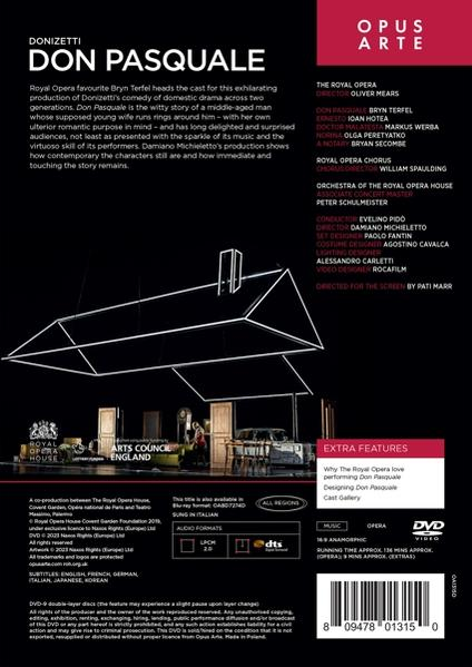 Terfel/Peretyatko/Orchestra Royal Opera House - Don Pasquale  - (DVD)