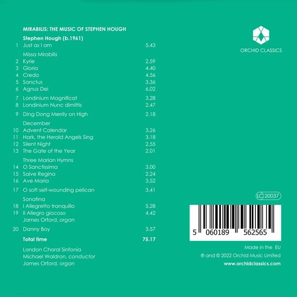 London Choral Sinfonia - Mirabilis  - (CD)