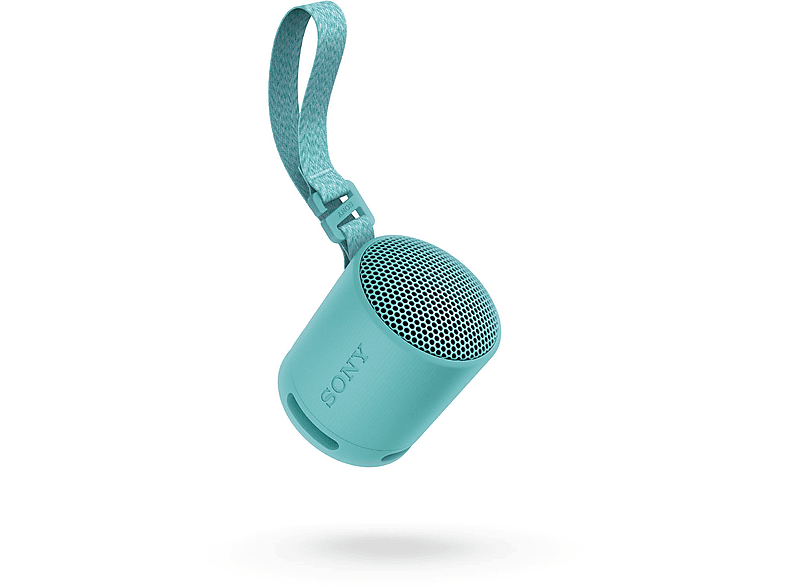 SONY SRS-XB100 Bluetooth Lautsprecher, Blau, Wasserfest