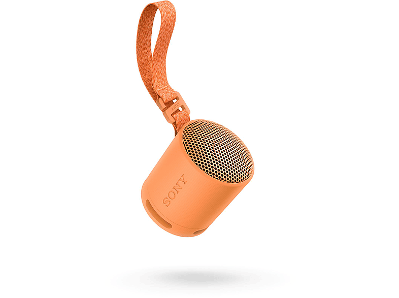 SONY SRS-XB100 Bluetooth Lautsprecher, Orange, Wasserfest