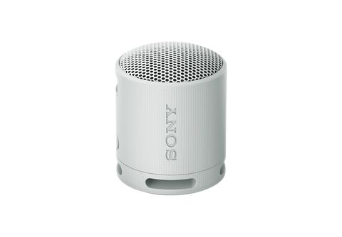 Bluetooth SONY | SRS-XB100 Lautsprecher Wasserfest Bluetooth MediaMarkt Hellgrau, Lautsprecher,