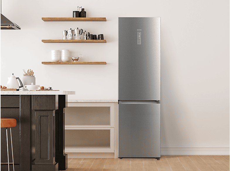 Thumbnail - KOENIC KFK 611 B NF IN Kühlgefrierkombination (B, 378 l, 2010 mm hoch, Inox)