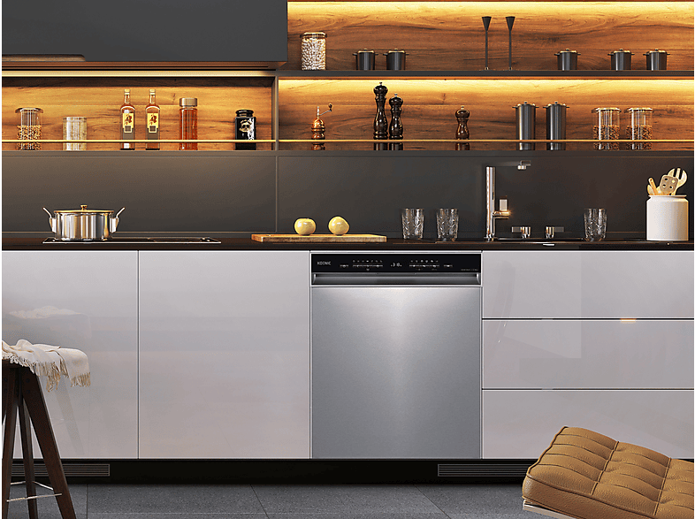 KOENIC KDW 6041-1 C BU Geschirrspüler (unterbaufähig, 595 mm breit, 42 dB (A), C)