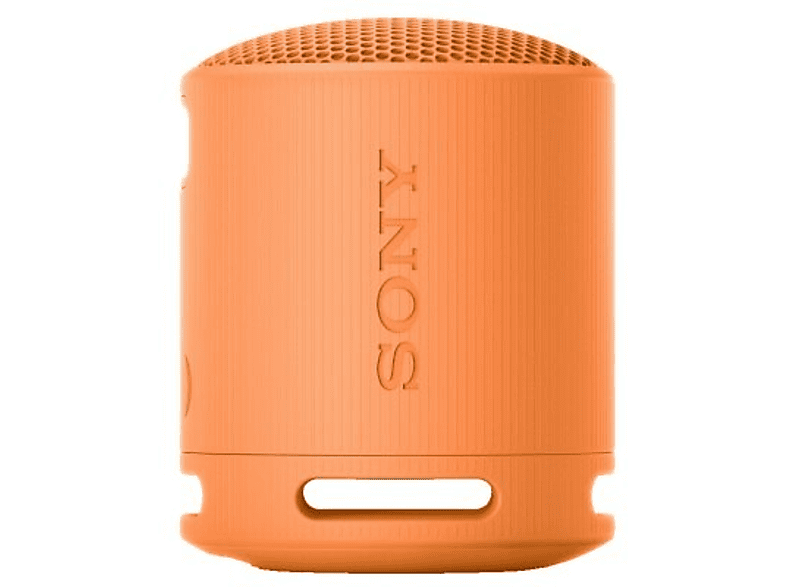 Głośnik mobilny SONY SRS-XB100 Bateria 16 godz. IP67, Sound Diffusion Procesor, Aplikacja Sony Music Center, Pomarańczowy – zdjęcie 2