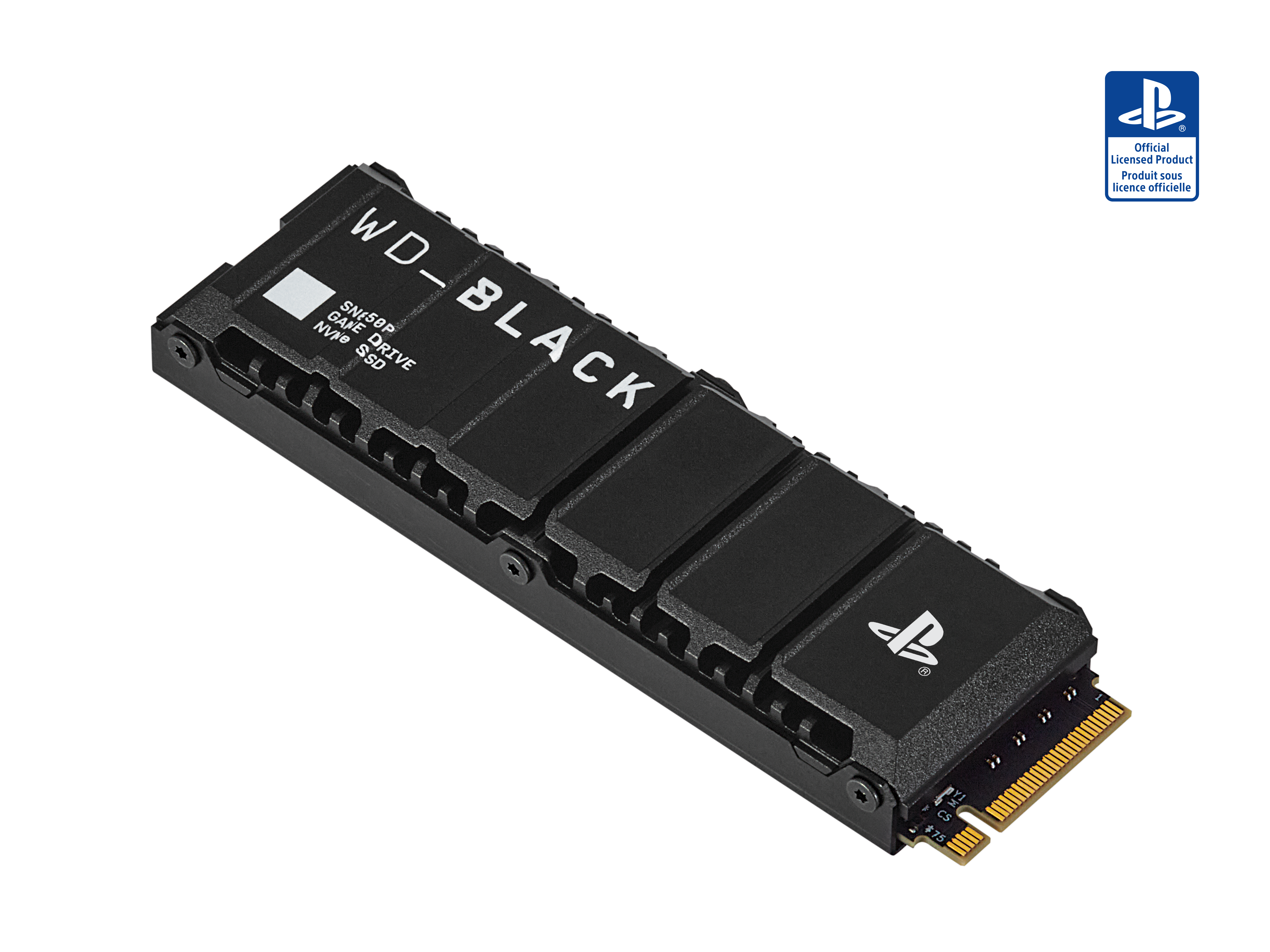 1 SN850P PS5 Konsolen™, für mit Heatsink Gaming TB, SSD, Schwarz NVMe™ WD_BLACK