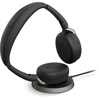 JABRA Evolve2 65 Flex MS Stereo USB-C mit Wireless-Charging-Pad For Business