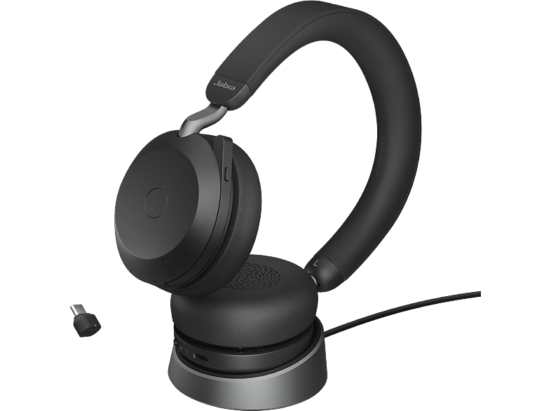 Jabra Evolve2 75 UC Stereo USB-C mit Ladestation For Business; Headset----Headset