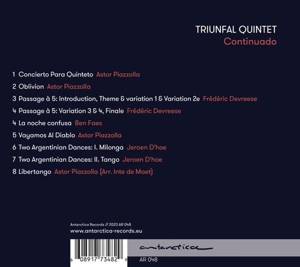 Rückseite eines CD-Covers mit Trackliste eines klassischen Musikalbums. Schwarzer Text auf farbenfrohem Hintergrund.