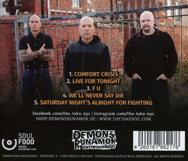 Take - Live For Tonight (5 Track EP)  - (CD)