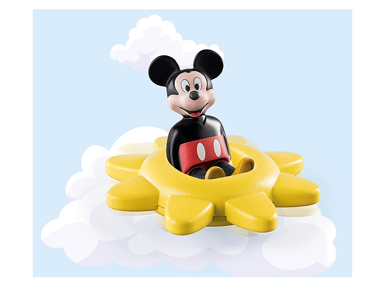 PLAYMOBIL 1.2.3 & Disney: Mickys Drehsonne mit Rasselfunktion Spielset, Mehrfarbig