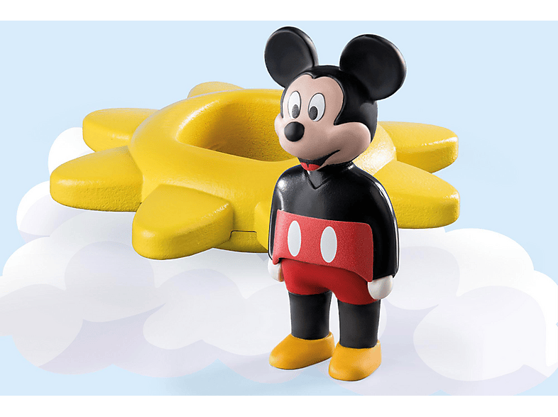 PLAYMOBIL 1.2.3 & Disney: Mickys Drehsonne mit Rasselfunktion Spielset, Mehrfarbig