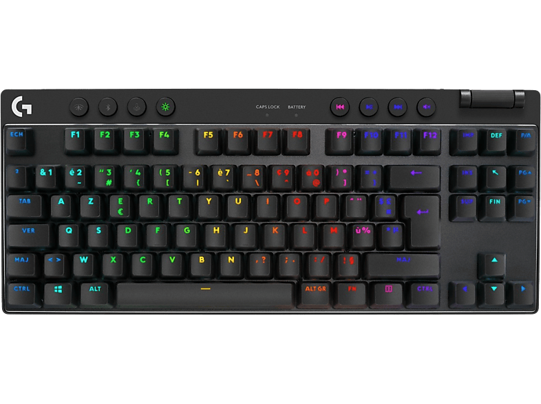 Logitech Draadloos Gamingtoetsenbord G Pro X Tkl Lightspeed Rgb Azerty Zwart (920-012131)