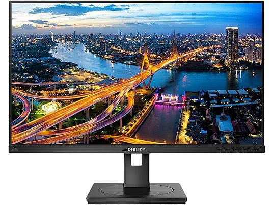 PHILIPS 245B1/00 - Monitor, 24 ", WQHD, 75 Hz, Schwarz