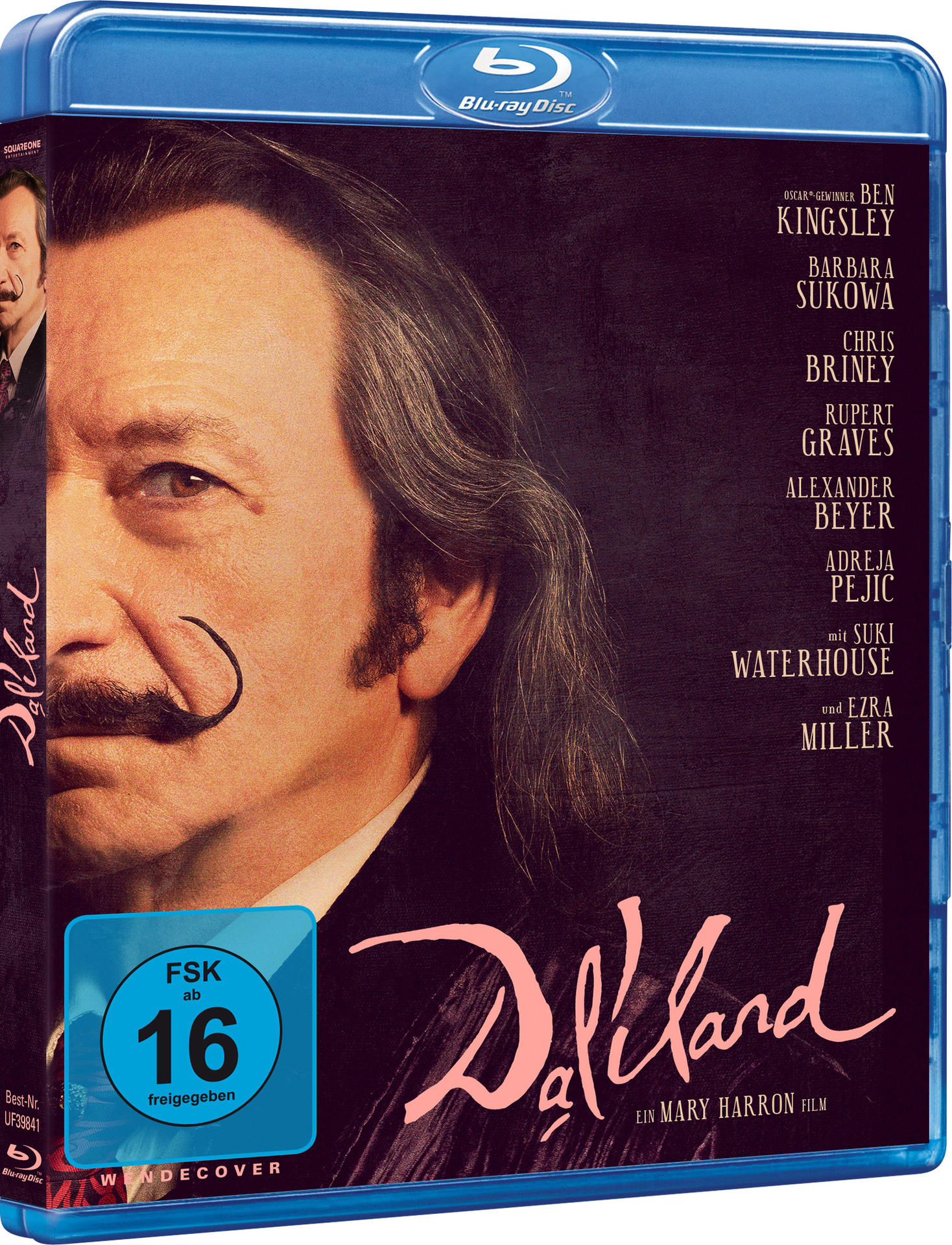 Blu-ray-Disc-Cover des Films 'Dalland'. Der Film zeigt ein Porträt eines Mannes.