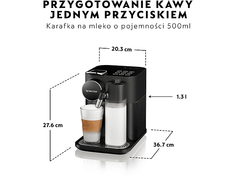 Ekspres na kapsułki DeLonghi EN 640.B Gran Lattissima – zdjęcie 3