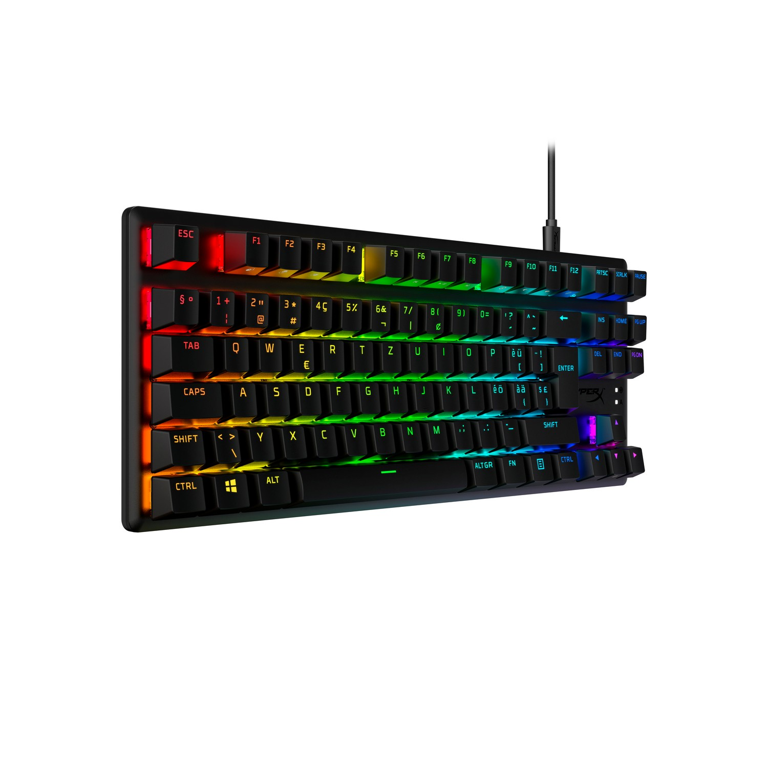 HYPERX Clavier gamer mécanique HyperX Alloy Origins Core PBT HX Red - QWERTZU