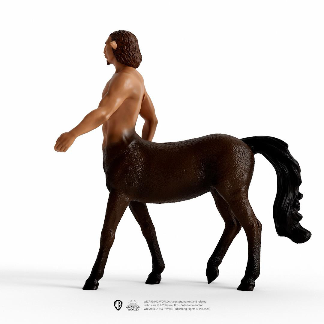 Eine Zentaurfigur mit einem menschlichen Oberkörper und einem Pferdekörper.