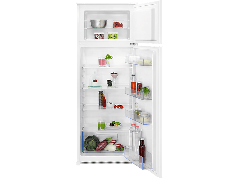 AEG TSD5S141ES Serie 5000 mit ColdSense Kühlgefrierkombination (E, 218 l, 1441 mm hoch, Weiß)