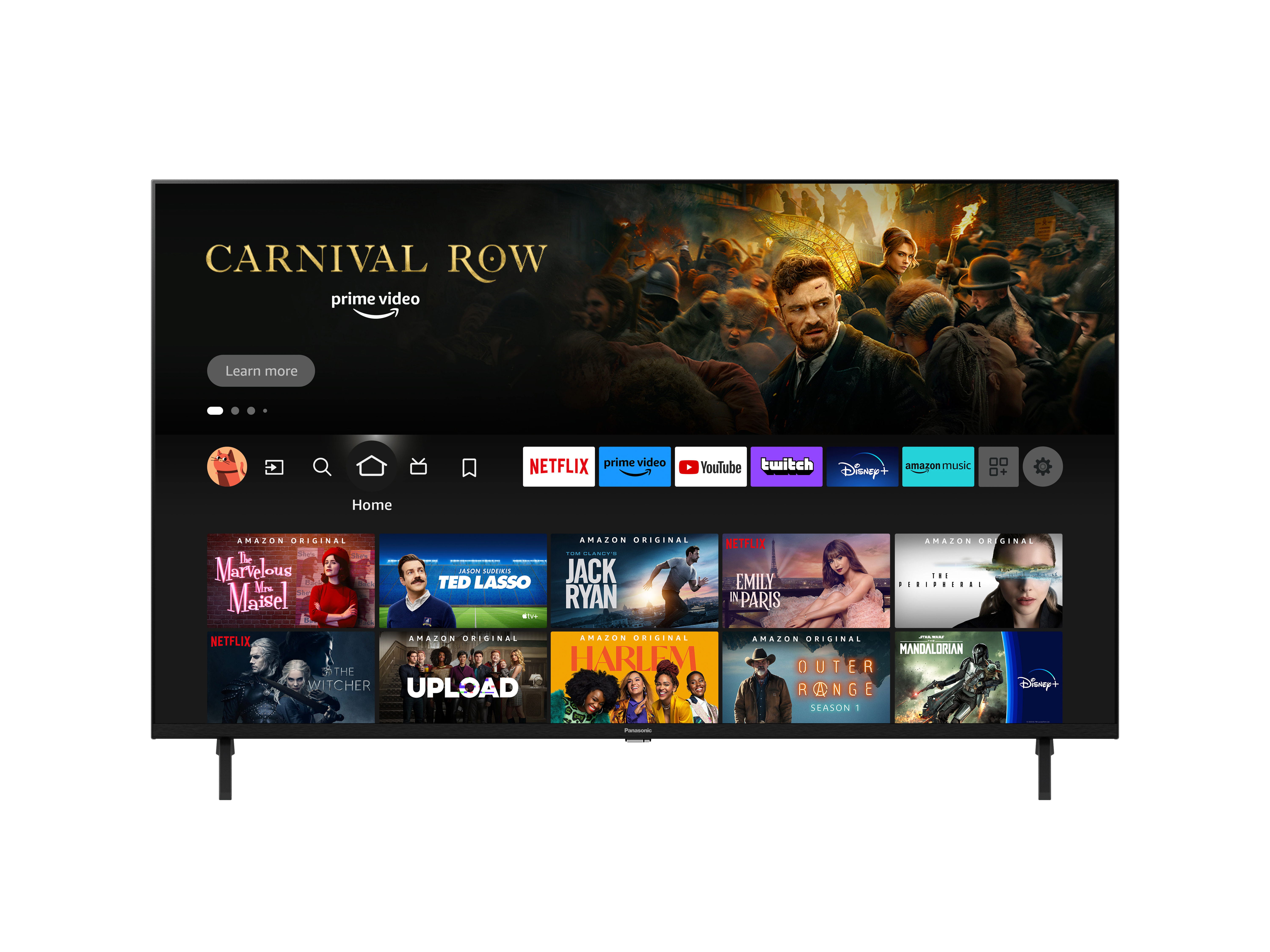 PANASONIC TX-50MXW834 LED TV (Flat, 50 Zoll / 126 cm, UHD 4K, SMART TV, FireOS)