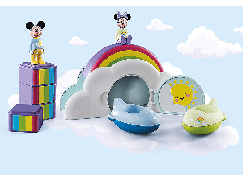 Thumbnail - PLAYMOBIL 71319 1.2.3 & Disney: Mickys Minnies Wolkenhaus Spielset, Mehrfarbig