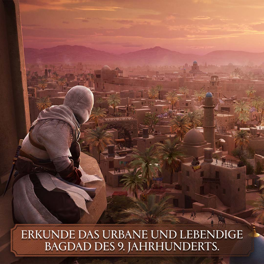Rückseite eines Fernsehers, schwarz, mit Ständer und Anschlüssen sichtbar.