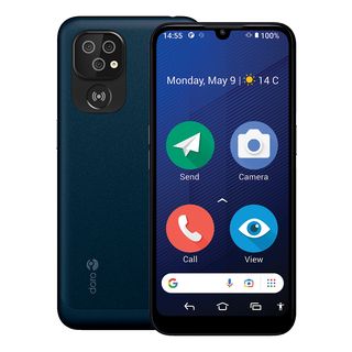 DORO 8200 - Smartphone (6.1 ", 64 GB, Bleu foncé)